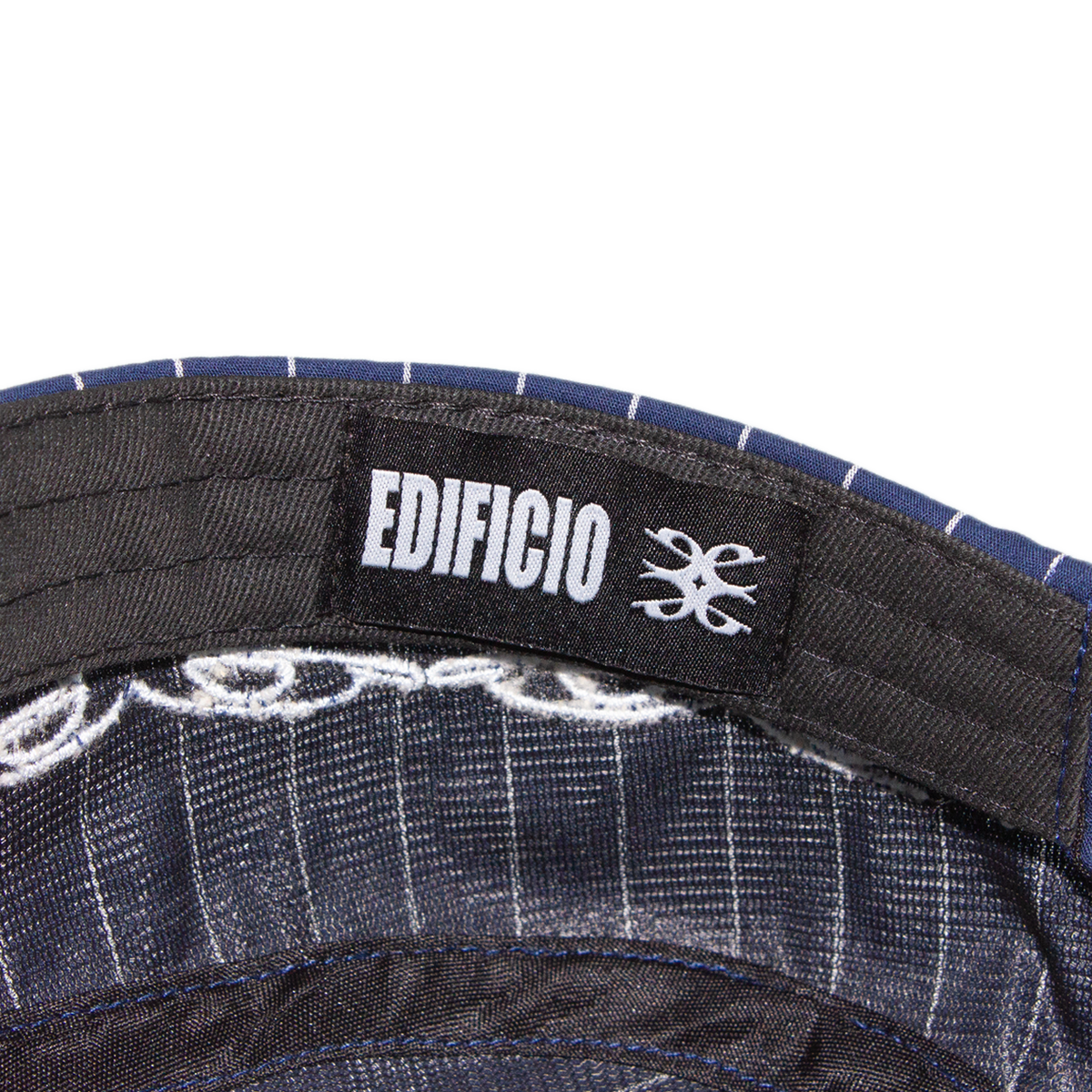 EDIFICIO MESSENGER HAT - BLUE PINSTRIPE