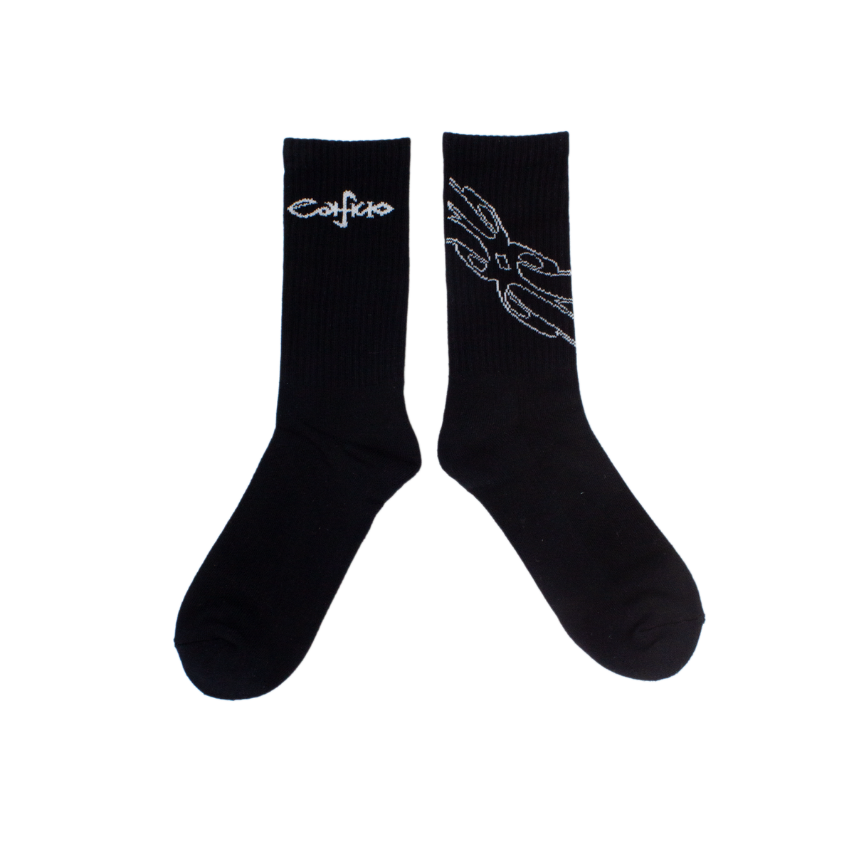 EDIFICIO SCRIPT SOCKS - BLACK