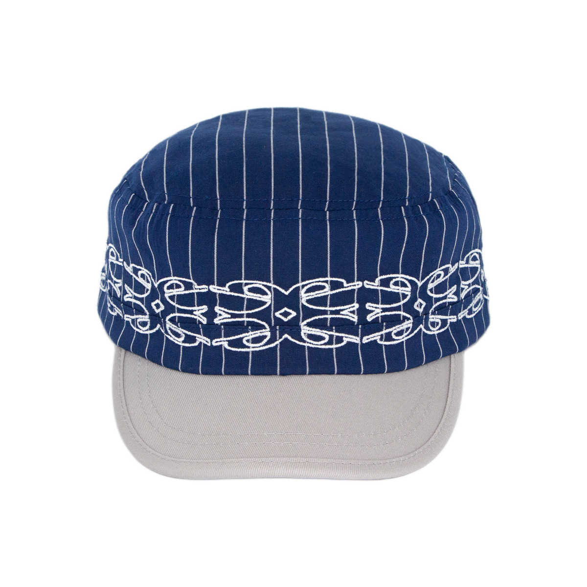 EDIFICIO MESSENGER HAT - BLUE PINSTRIPE