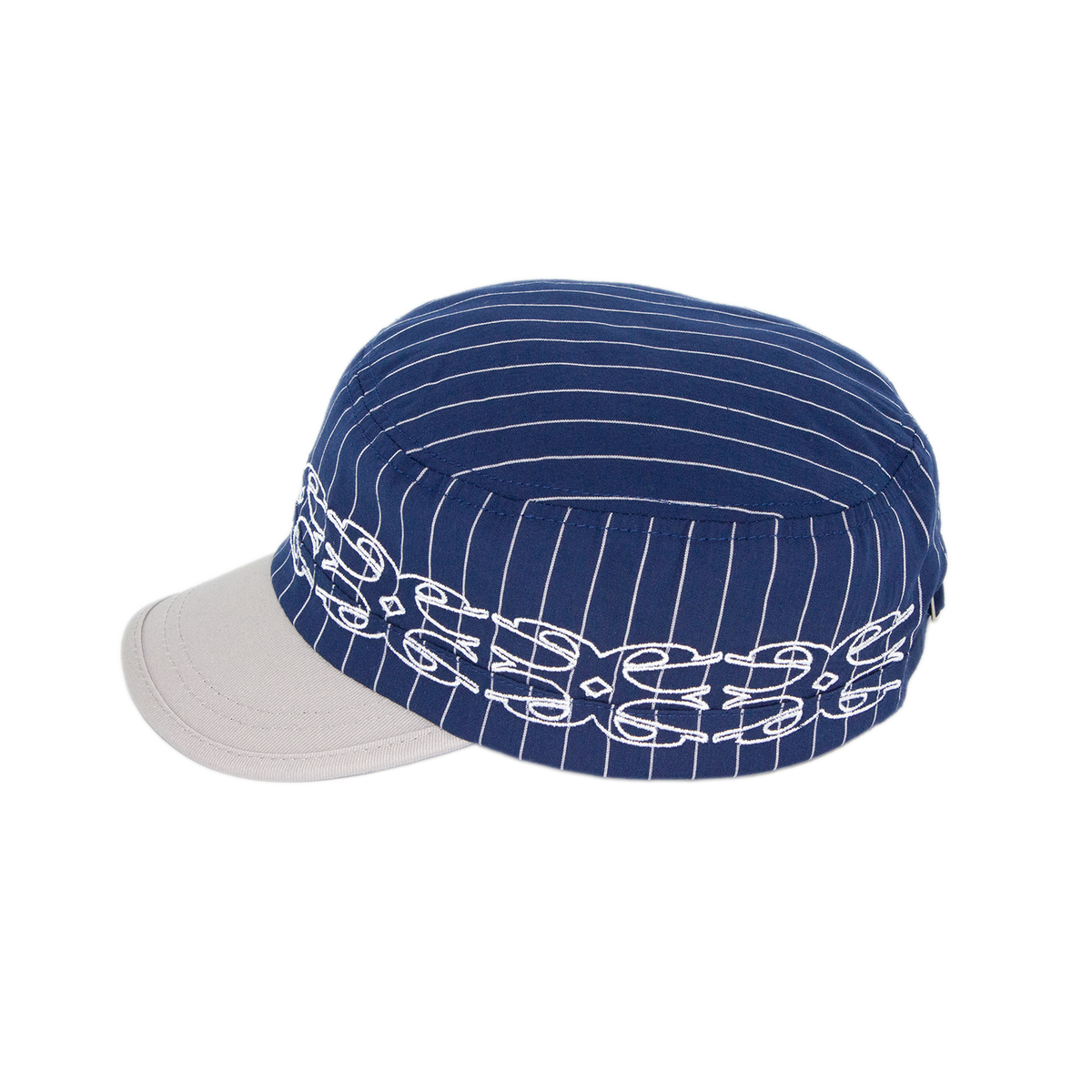 EDIFICIO MESSENGER HAT - BLUE PINSTRIPE