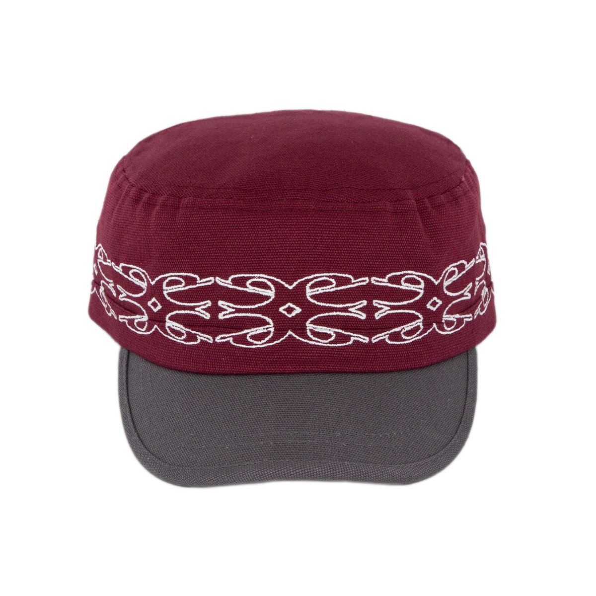 EDIFICIO MESSENGER HAT - BURGUNDY/GREY