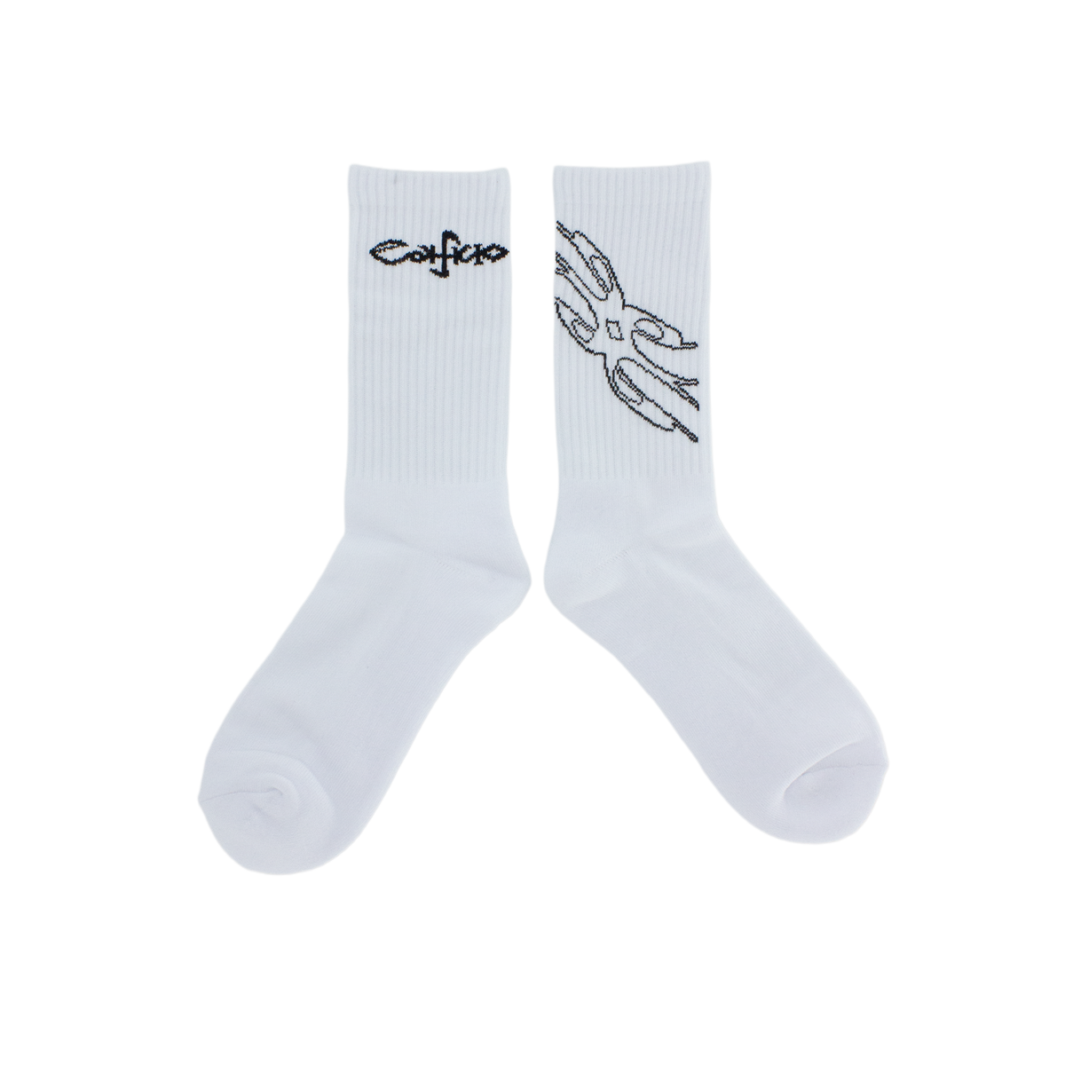 EDIFICIO SCRIPT SOCKS - WHITE