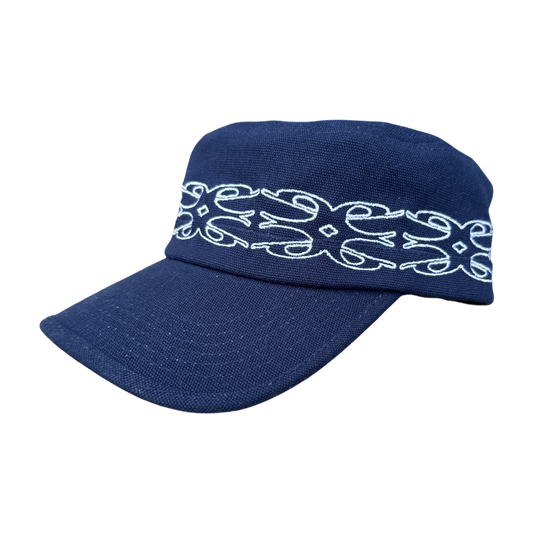 EDIFICIO MESSENGER HAT - BLUE CANVAS