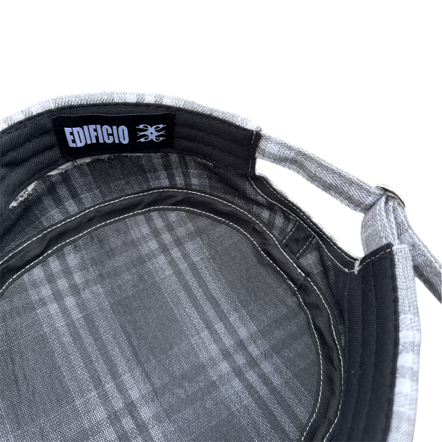 EDIFICIO MESSENGER HAT - GREY PLAID